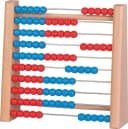 Gollnest & Kiesel Rechenrahmen 100 Perlen Holz Metall Bunt Bild 2