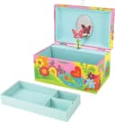 goki Musikspieldose Schmetterlingswiese Bunt/Rosa mit Spiegel Bild 1