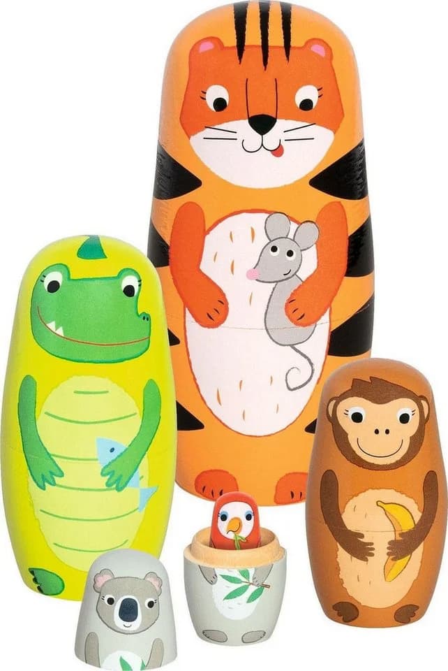 Gollnest & Kiesel Spiel-Matrjoschka Tiger Tavi & Freunde