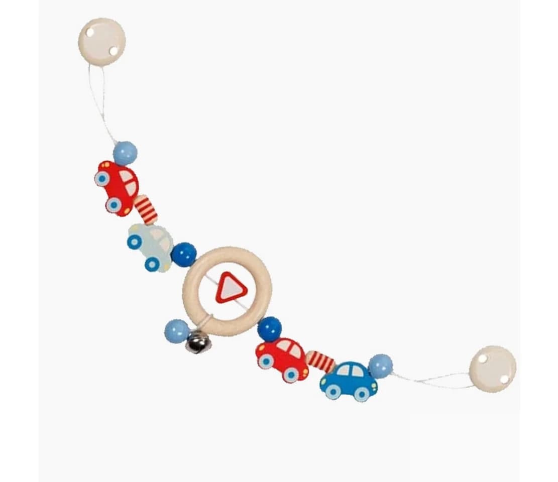 Goki Kinderwagenkette Autos Bunt Holz