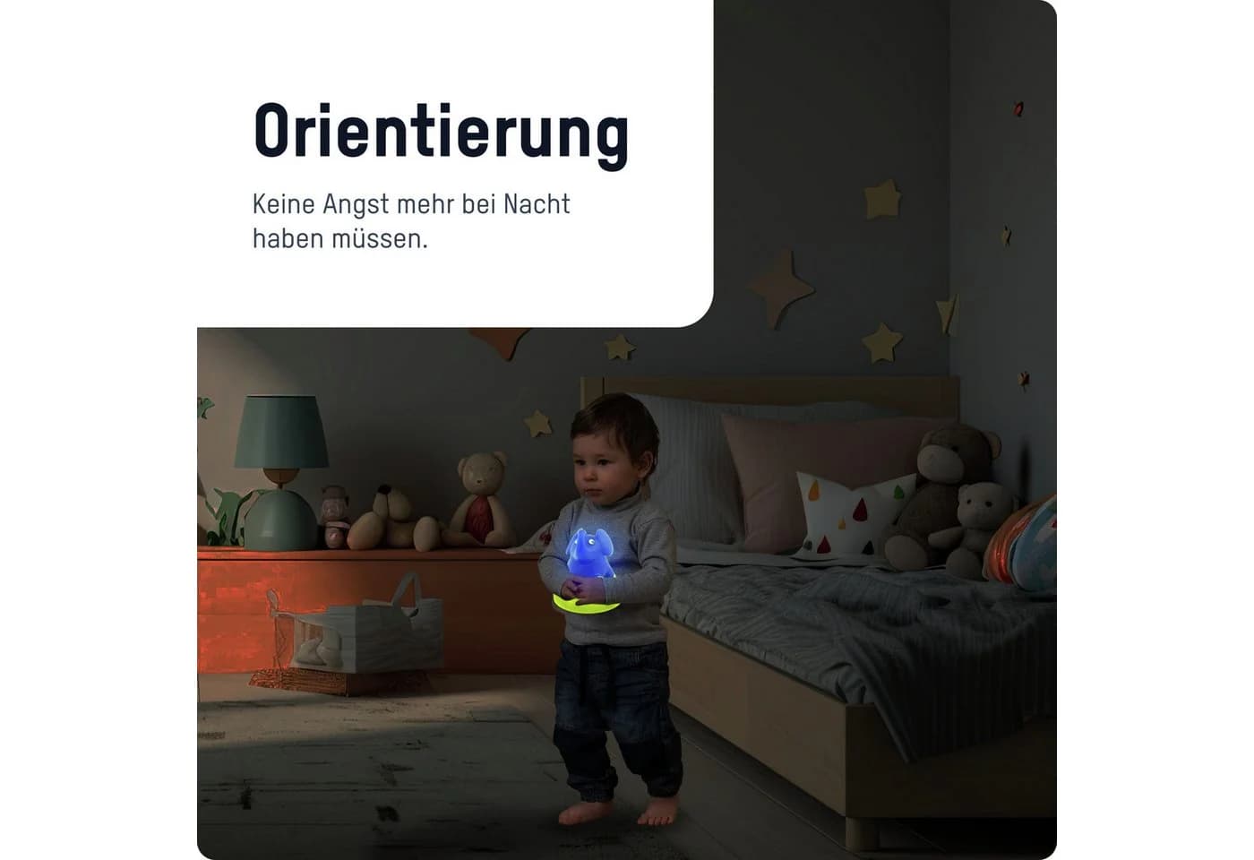 ANSMANN AG LED Nachtlicht Elefant Touch Sensor Blau/Grün - Bild 4