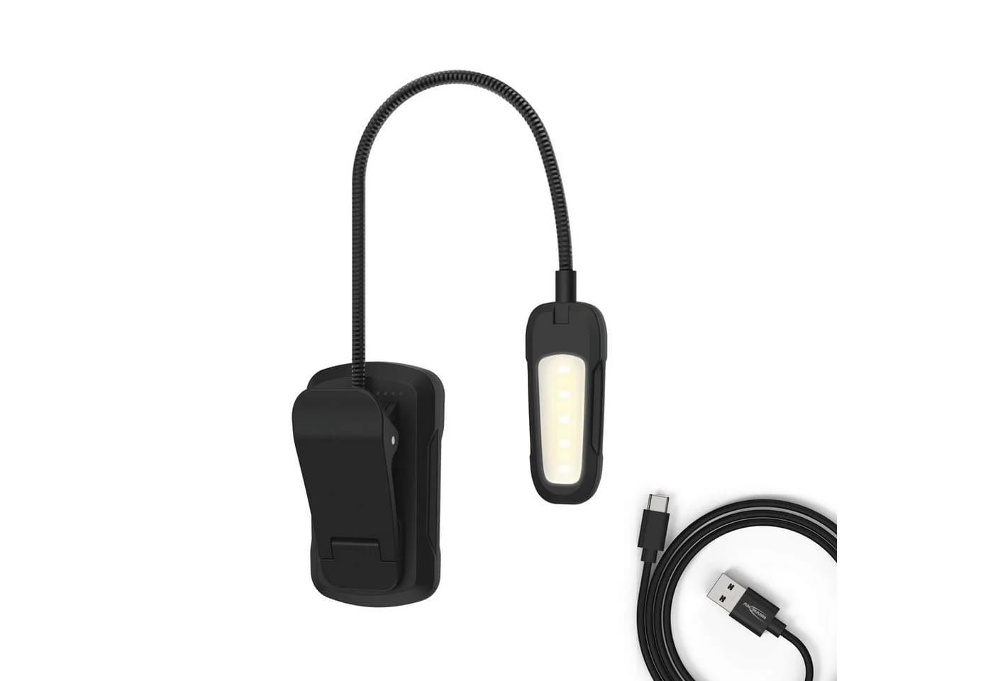 Ansmann Clip-Light Mobile Kleinleuchte LED Schwarz USB Typ-C - Bild 2
