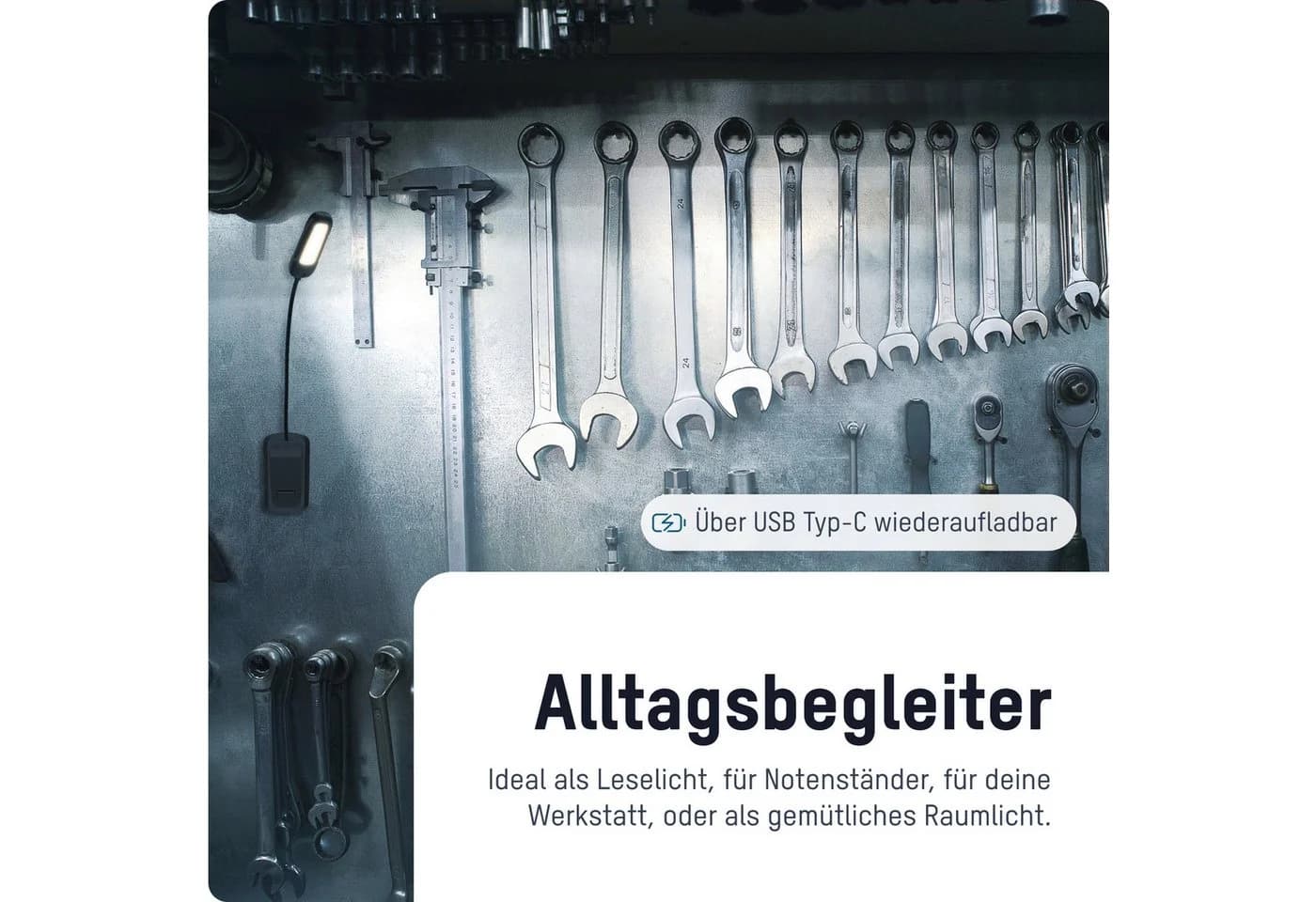 Ansmann Clip-Light Mobile Kleinleuchte LED Schwarz USB Typ-C - Bild 4