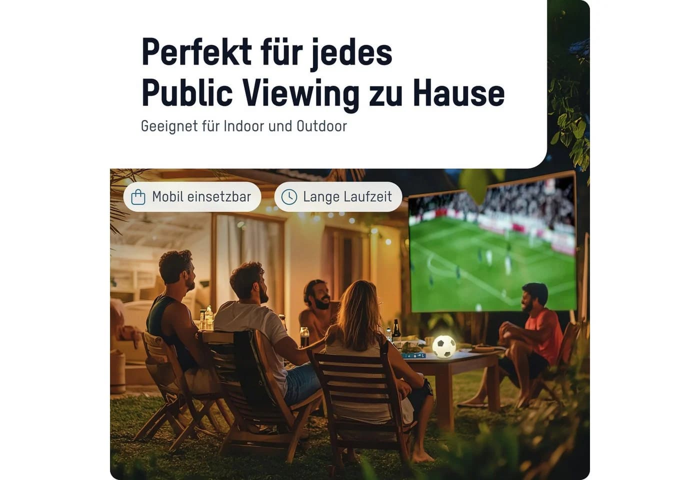 ANSMANN AG LED Nachtlicht Fußball Bunt 3D Design - Bild 3