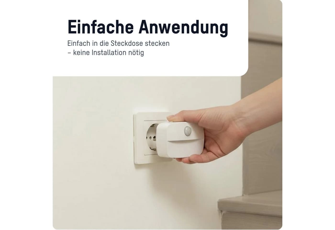 ANSMANN AG LED Nachtlicht mit Bewegungsmelder und Dämmerungsfunktion für Steckdose - Bild 5