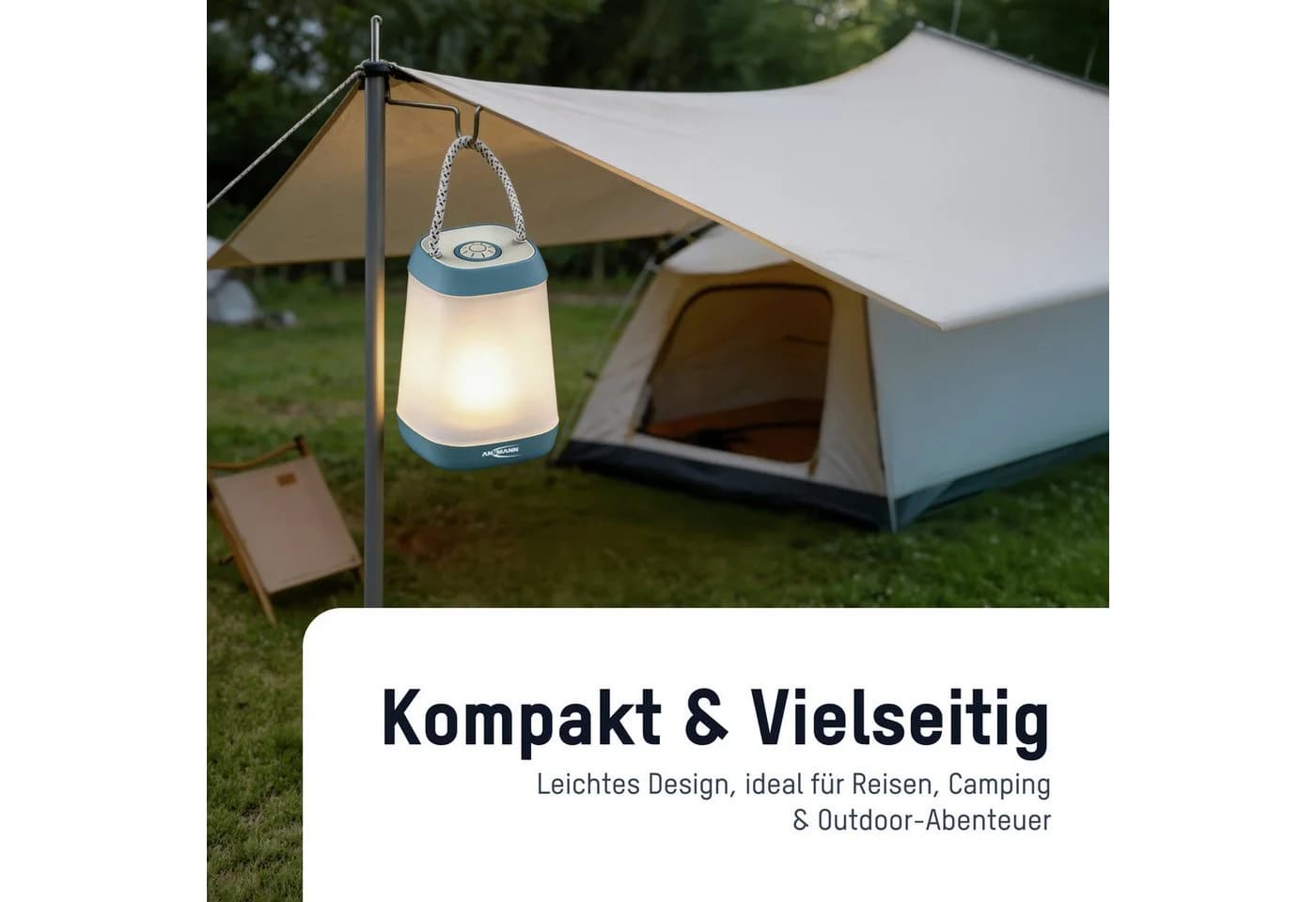 ANSMANN AG LED Campingleuchte Outdoor Blau 210 Lumen - Bild 5