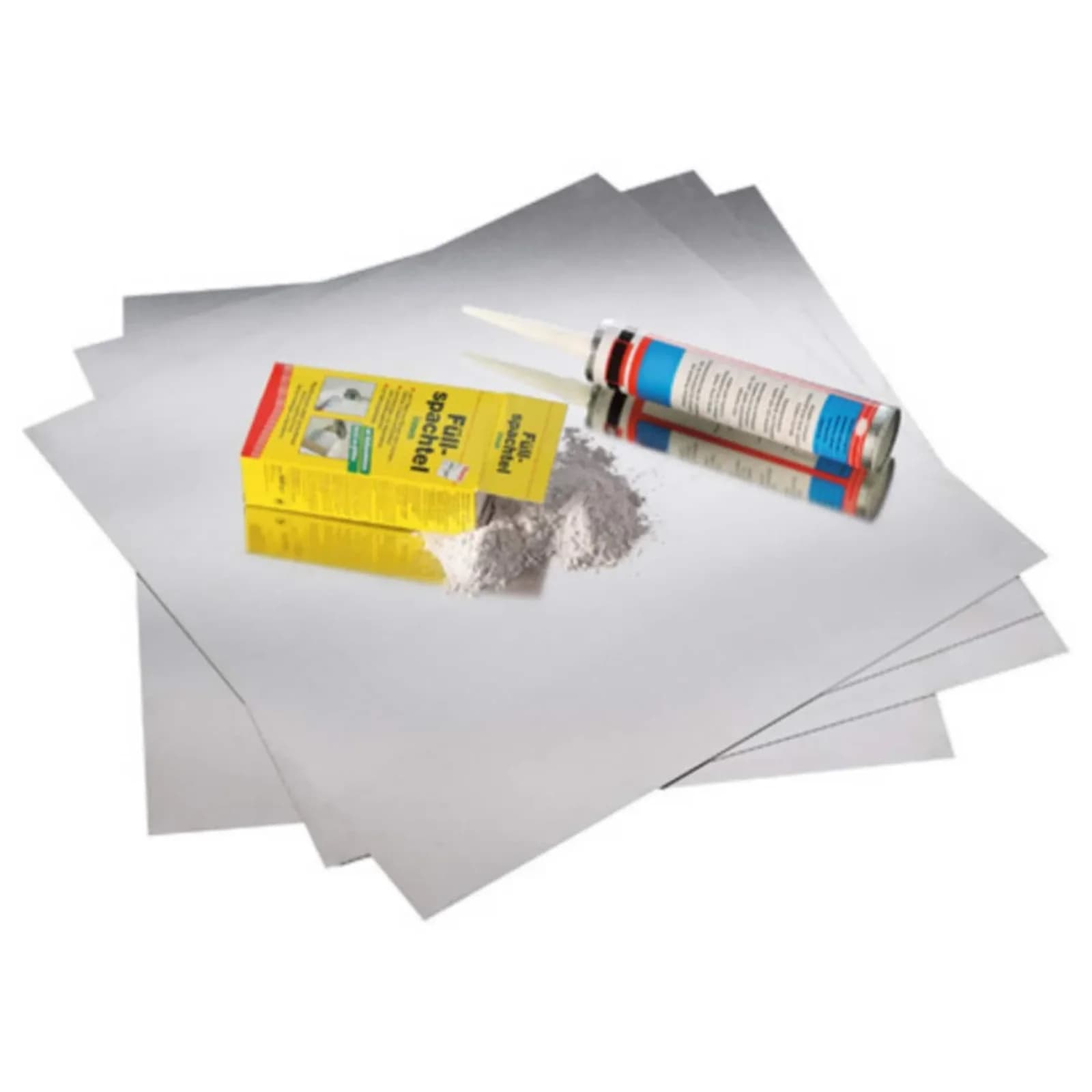 Magnetoplan Magnetwand Standard Set 4 Platten auf Tapete