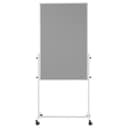 Magnetoplan Universal-Board Filz Grau 3-in-1 Whiteboard Flipchart Pinnboard Bild 1