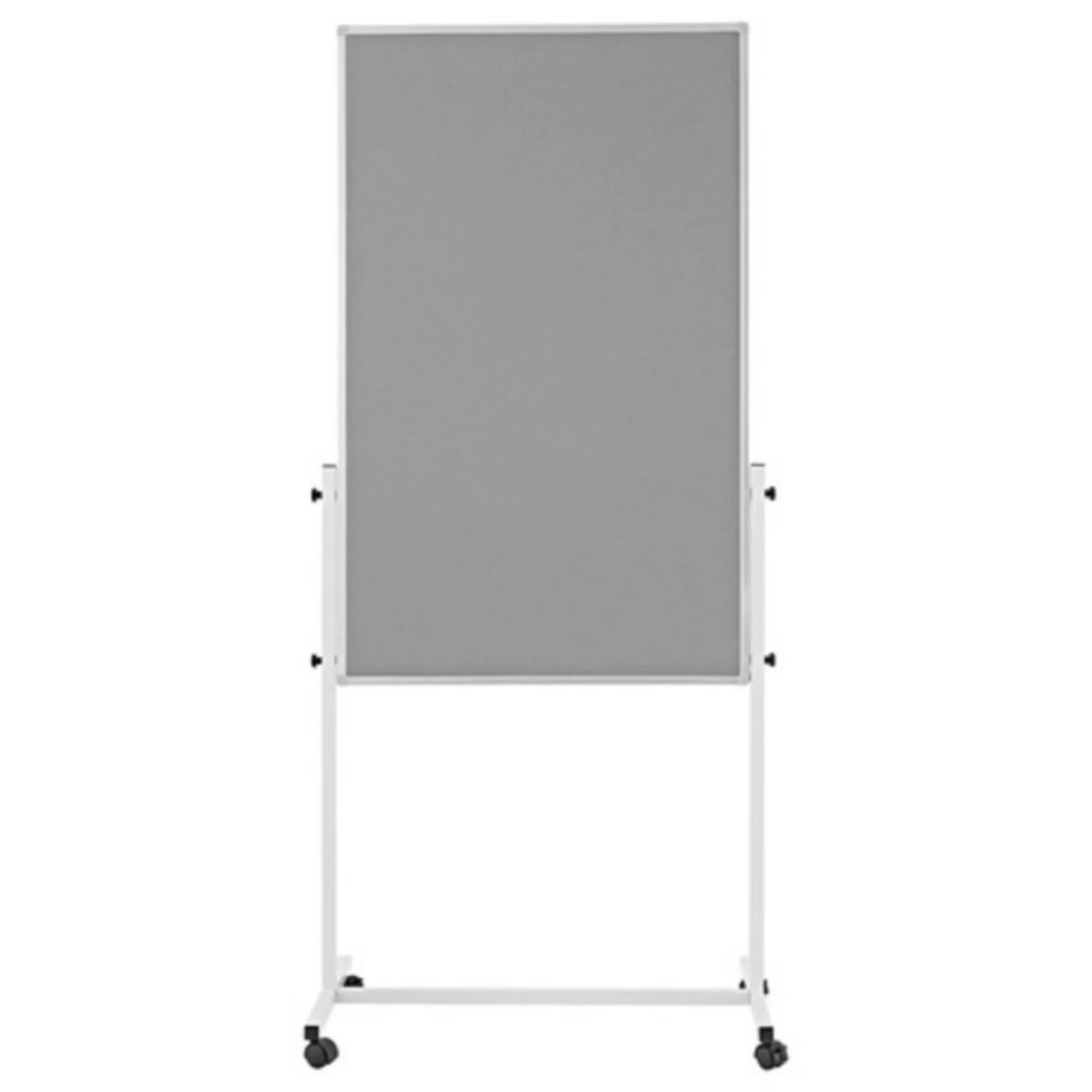 Magnetoplan Universal-Board Filz Grau 3-in-1 Whiteboard Flipchart Pinnboard