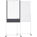 Magnetoplan Universal-Board Filz Grau 3-in-1 Whiteboard Flipchart Pinnboard Bild 2