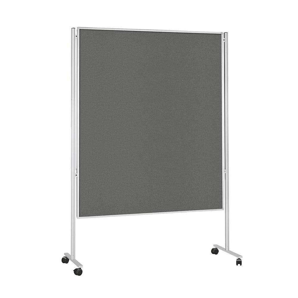 Magnetoplan Mobile Kommunikationswand Filz grau