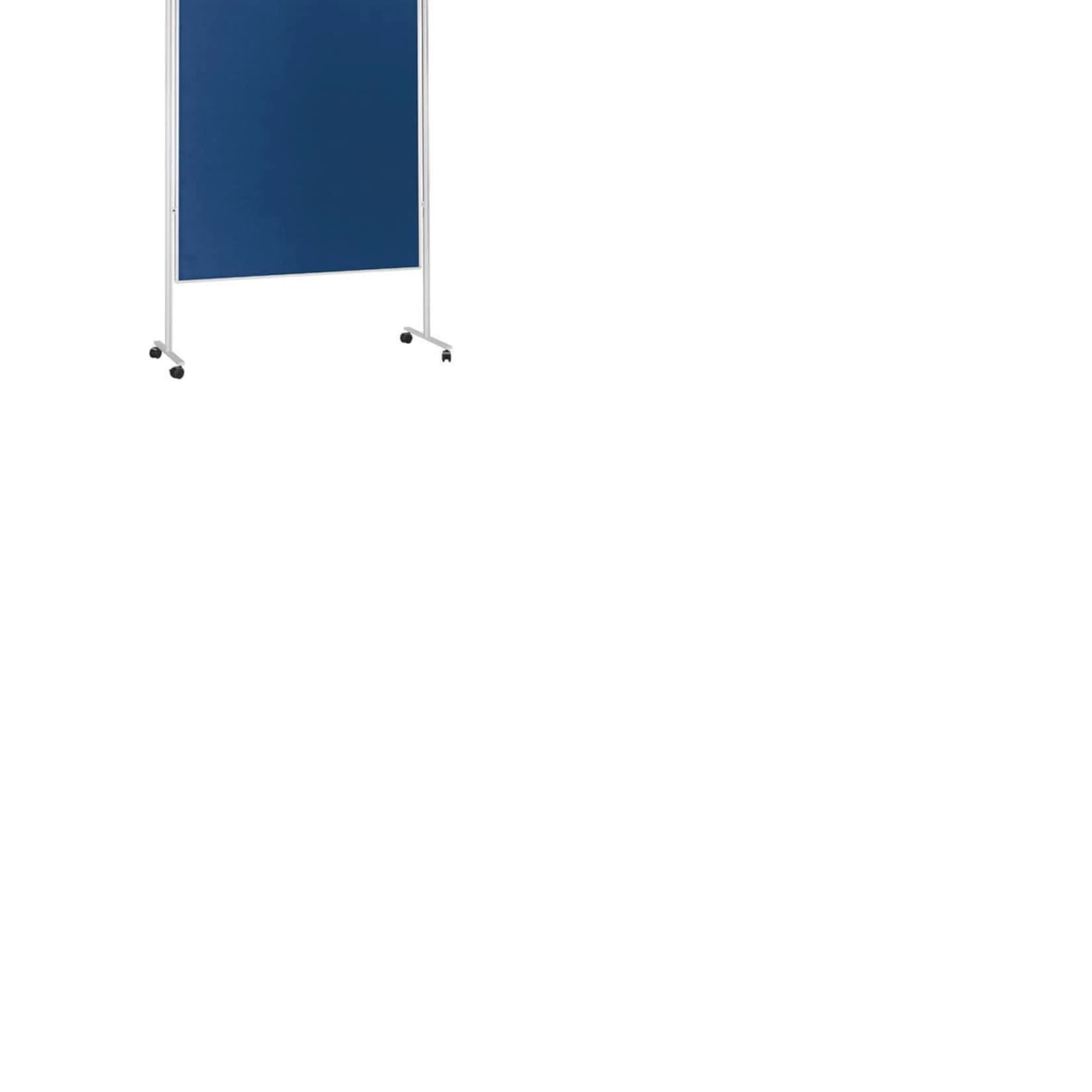 Magnetoplan Mobile Kommunikationswand Filz Blau