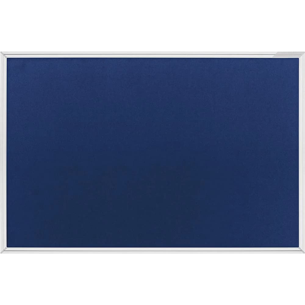 Magnetoplan Design-Pinnboard SP Filz Blau Aluminium-Rahmen