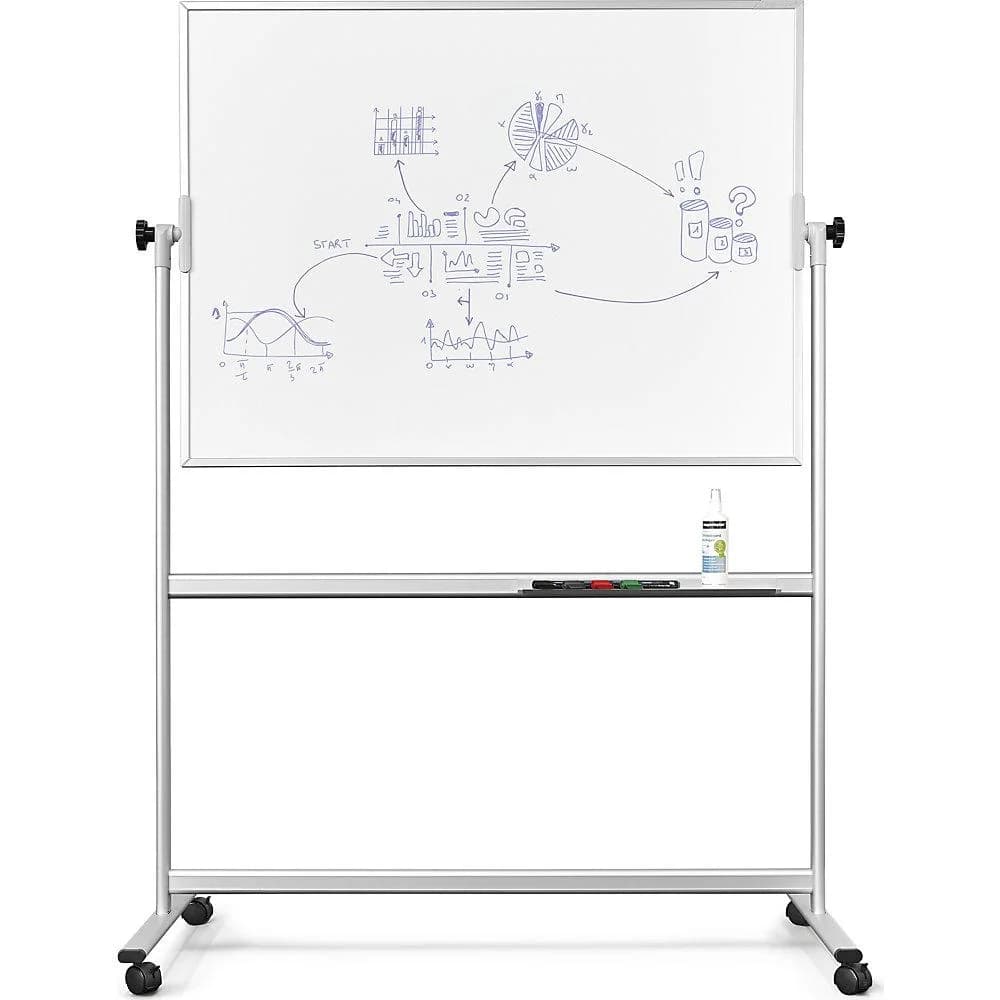 magnetoplan Design-Whiteboard SP Mobil Silber/Weiss - Bild 2