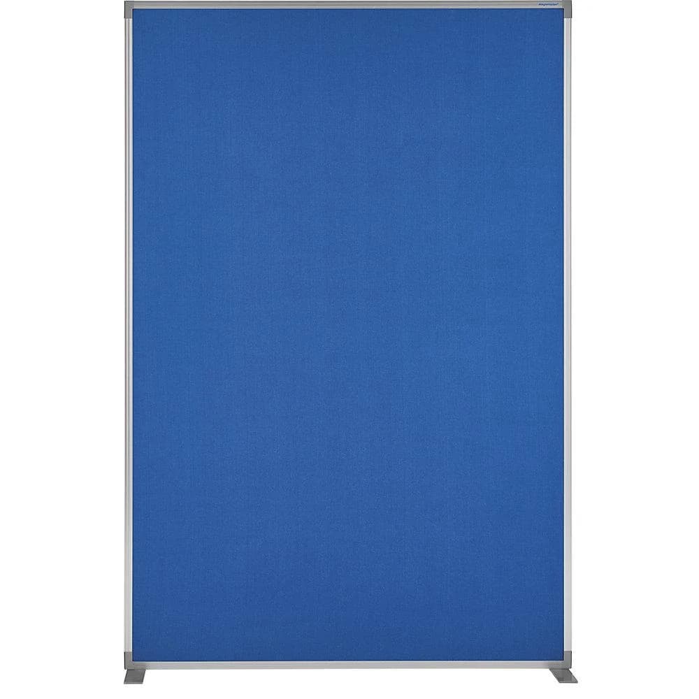 Magnetoplan Raumteiler Textil taubenblau mit T-Metallfuß und Aluminium-Rahmen - Bild 2