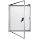 Magnetoplan Schaukasten CC Außenbereich mit Sicherheitsglas 6x A4 Weiß/Silber Bild 2