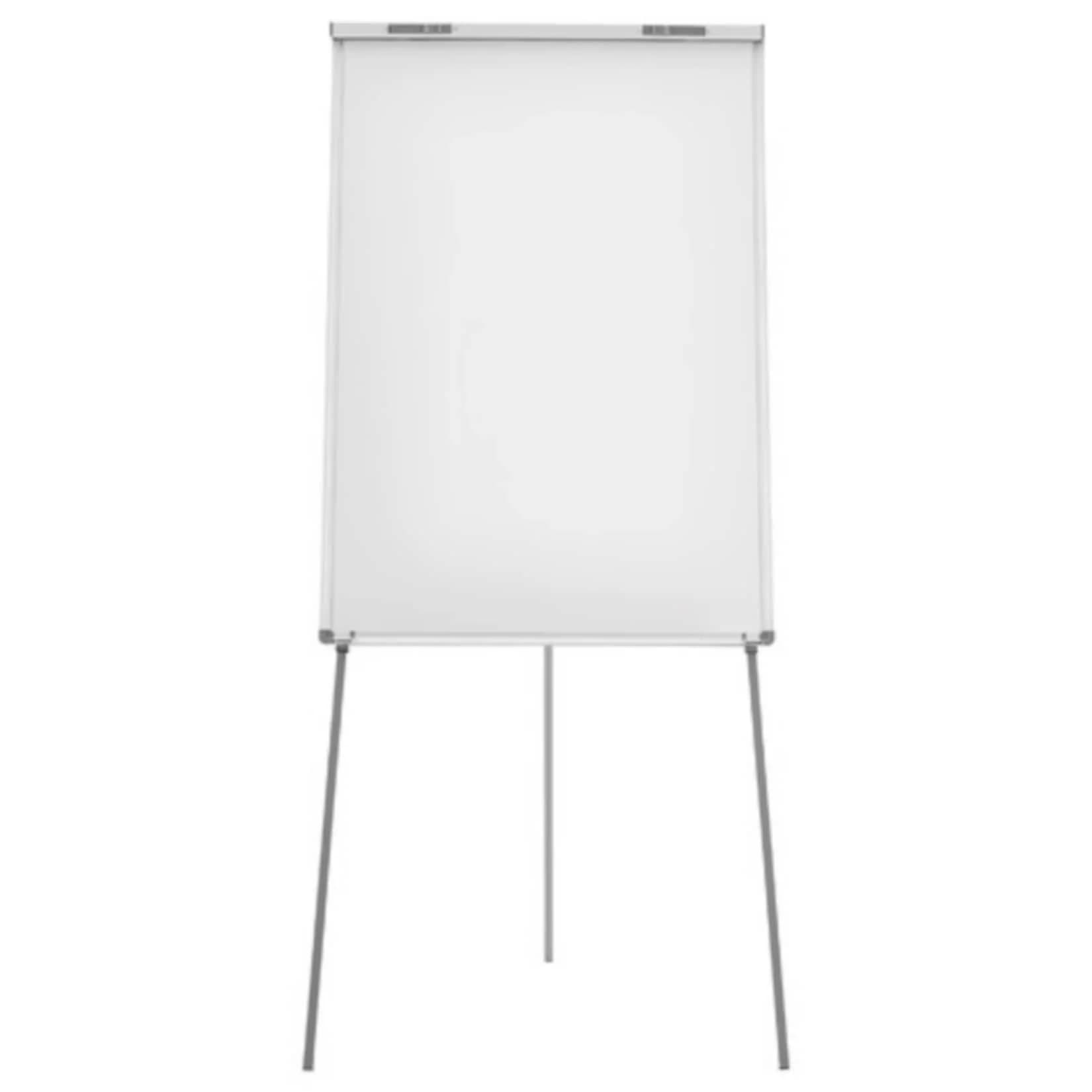 magnetoplan Flipchart Junior SP Silber Höhenverstellbar mit Metallrückwand