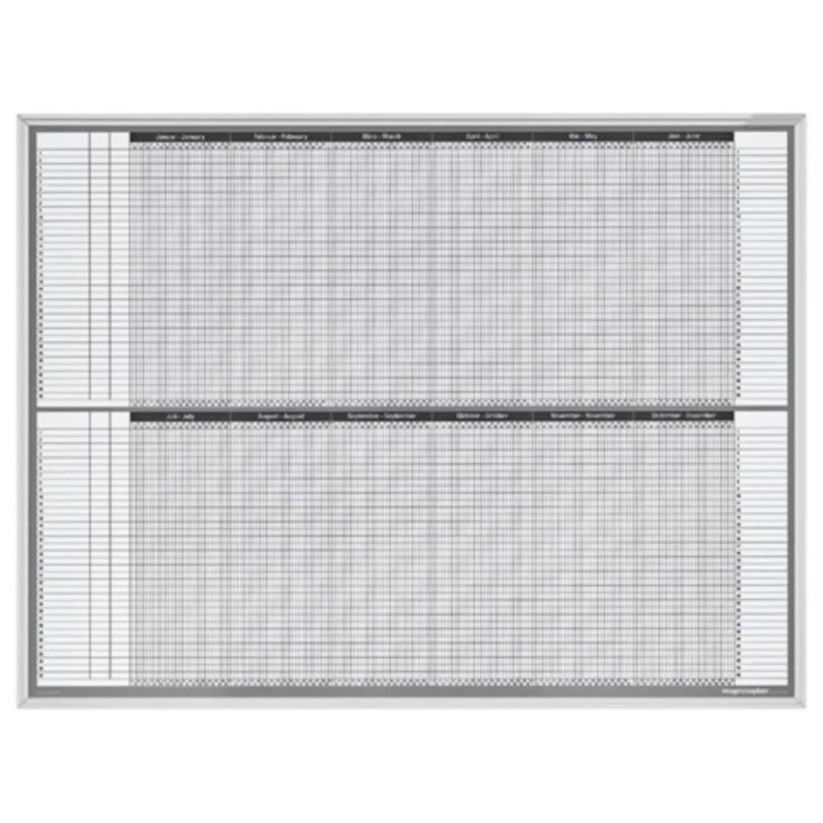 Magnetoplan Personal- und Projektplaner Magnethaftend Aluminium-Rahmen - Bild 2