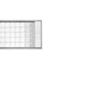Magnetoplan Monatsplaner CC 7x5 Querformat Aluminium Rahmen Bild 1