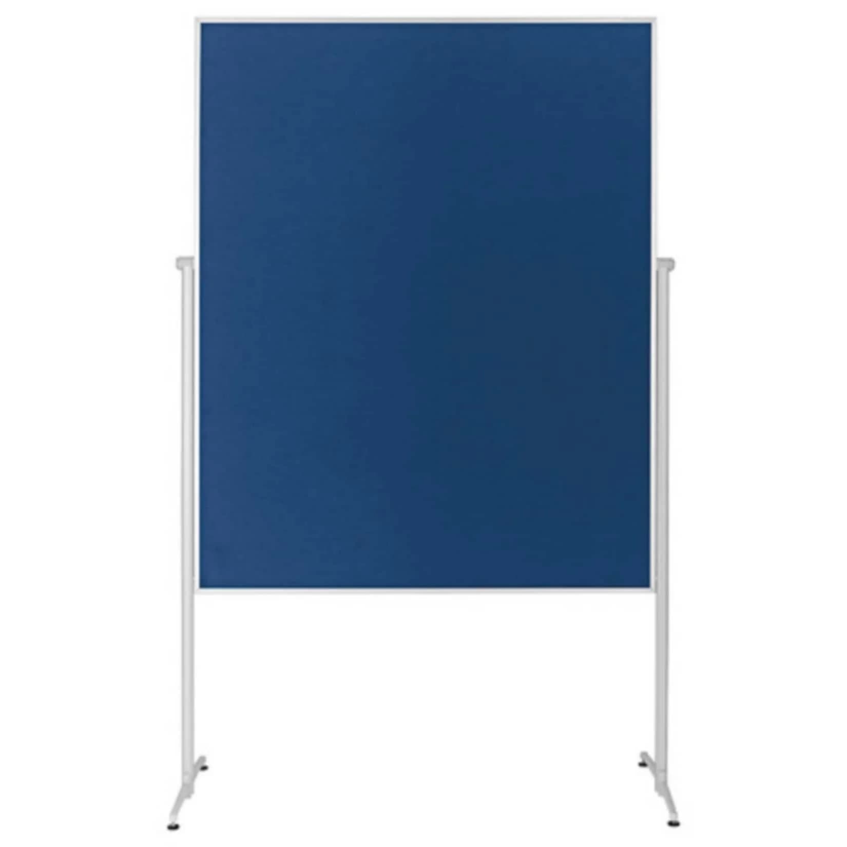 Magnetoplan Moderationstafel evolution plus Filz blau höhenverstellbar