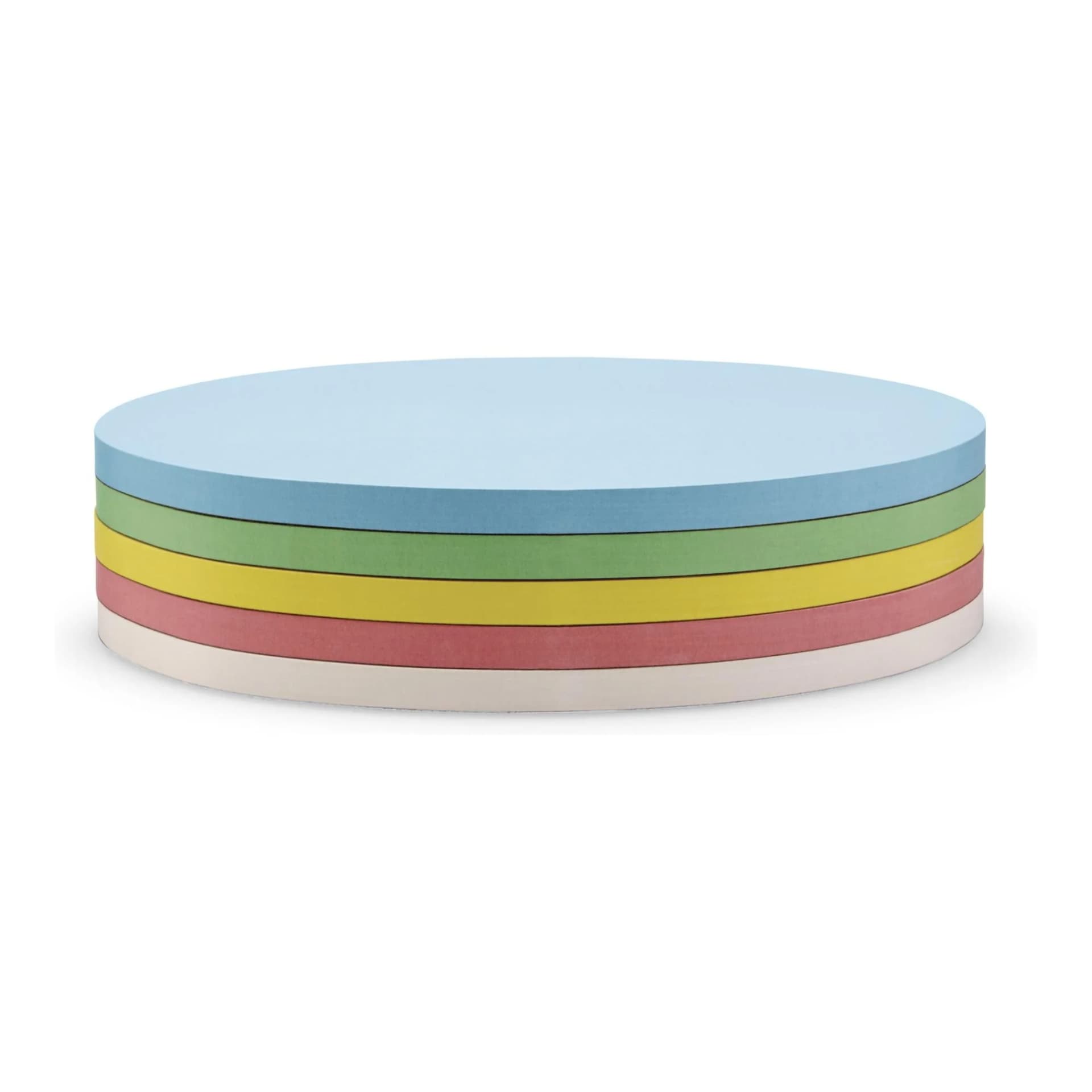 Magnetoplan Kommunikationskarten selbstklebend, 250 Stück, 5-farbig sortiert, Ovale 110 x 190 mm