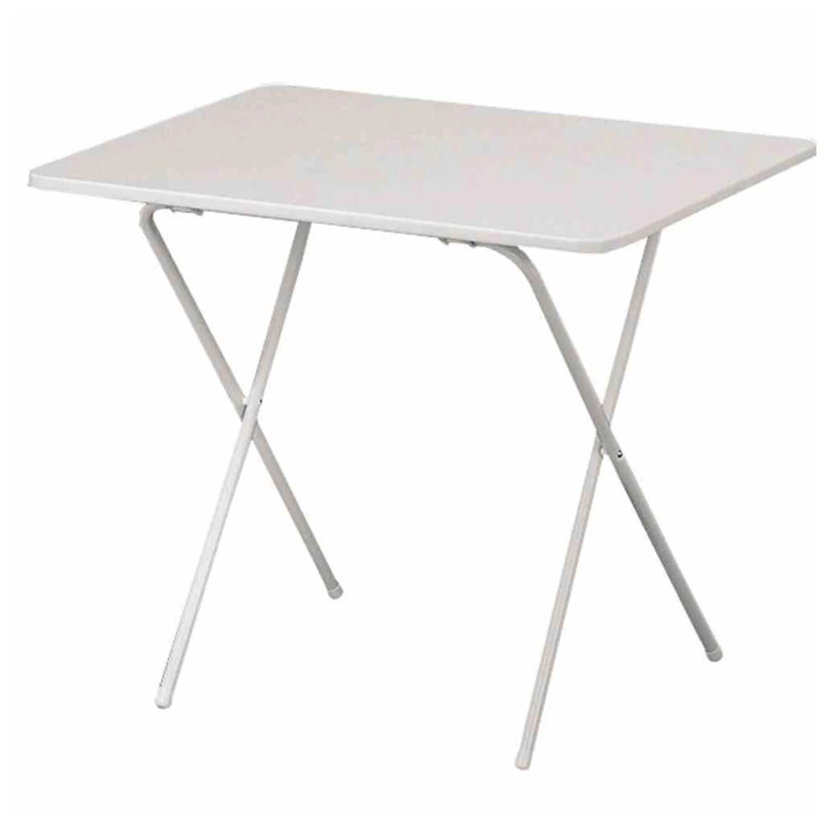 MFG Scherentisch 60x80 cm Weiß mit Scherengestell