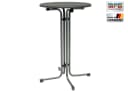 MFG Freizeitmöbel Stehtisch 70 cm anthrazit/schwarz klappbar Bild 2