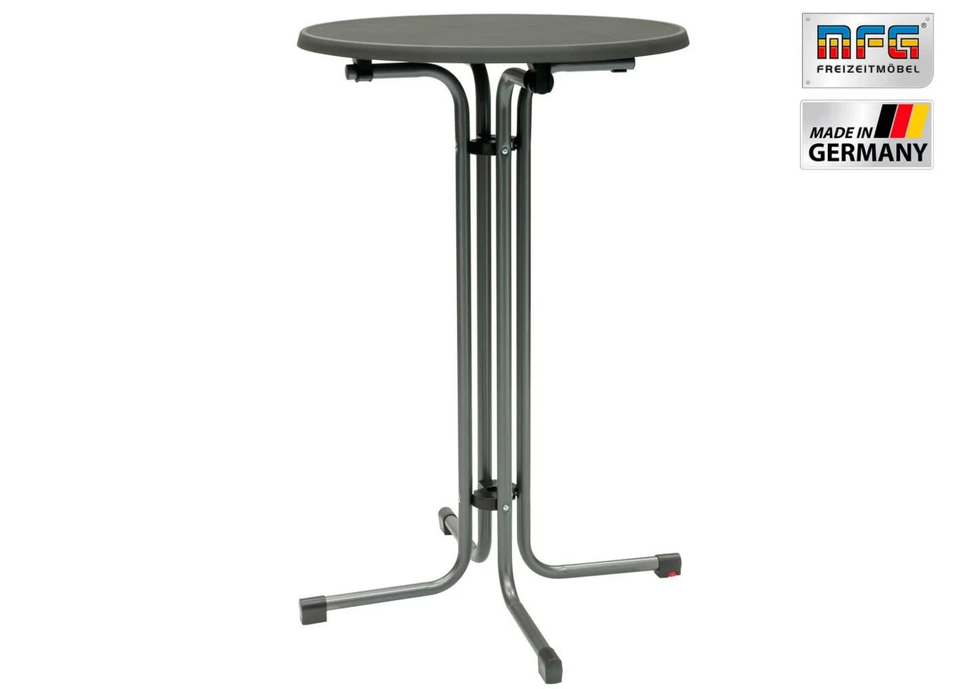 MFG Freizeitmöbel Stehtisch 70 cm anthrazit/schwarz klappbar - Bild 2