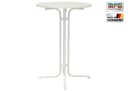 MFG Freizeitmöbel Stehtisch 80 cm klappbar weiß Bild 2