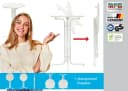 MFG Freizeitmöbel Stehtisch 80 cm klappbar weiß Bild 5
