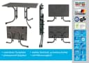MFG Boulevardklapptisch 110x70 cm Anthrazit Schiefer Wetterfest Bild 3