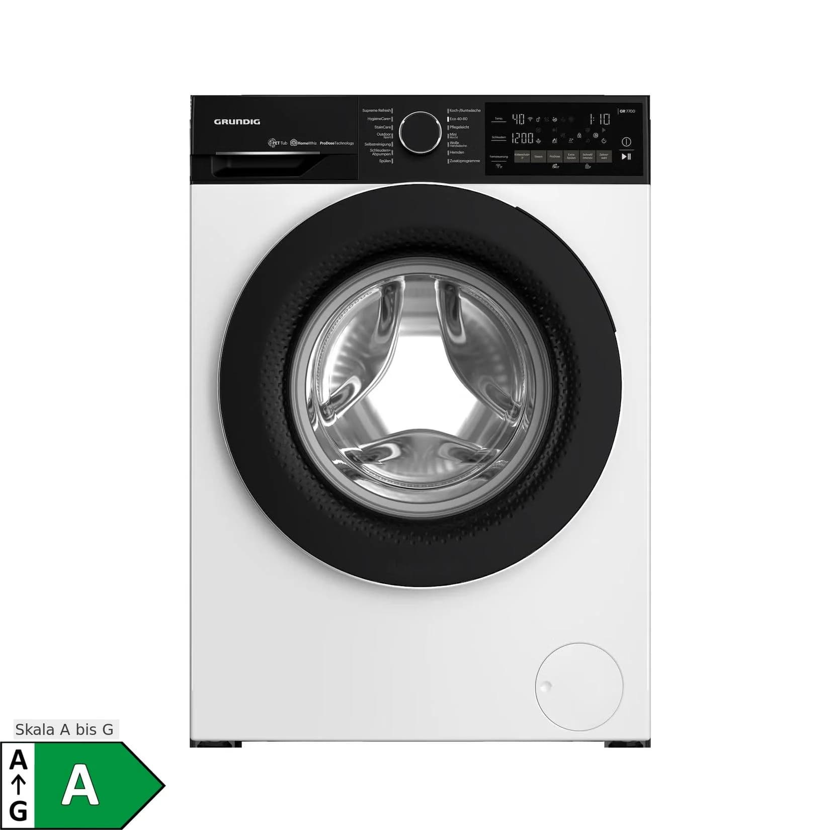 Grundig Edition 75 WM Waschmaschine 9 kg 1.400 U/min Weiß
