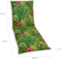 Liegenauflage GO-DE Grün 190x60 cm Polyester-Baumwolle Bild 5