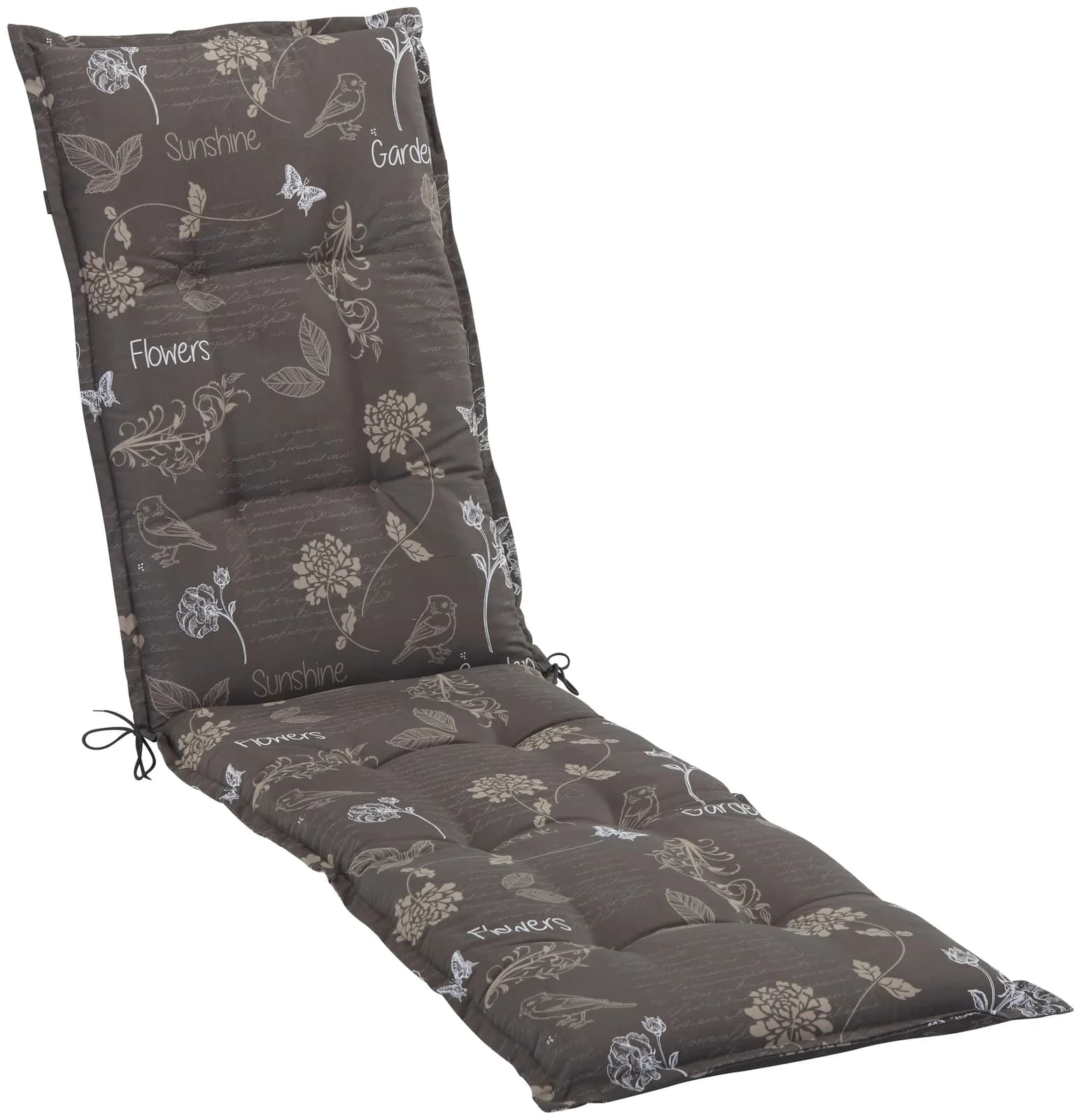 GO-DE Liegenauflage Amalfi Grau Taupe