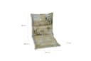 GO-DE Sesselauflage Niederlehner-Auflage 100x50x7 cm Grün Beige Bild 1