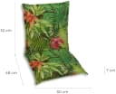 GO-DE Sesselauflage Grün 2er Set Baumwolle Polyester Bild 5