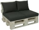 GO-DE Palettenkissen Set 60x80 cm Anthrazit 12 cm Polsterung Bild 2