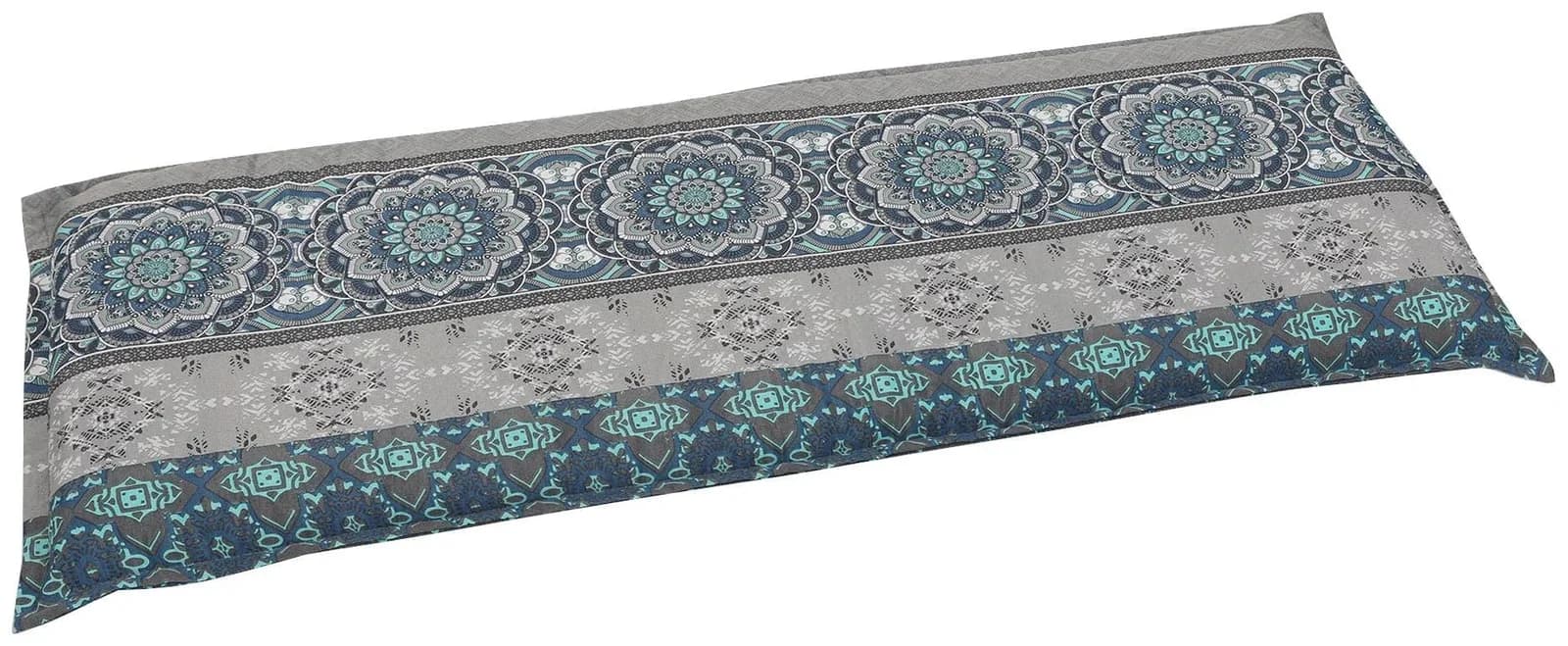GO-DE Bankauflage Blau Grau 115cm Breite - Bild 4