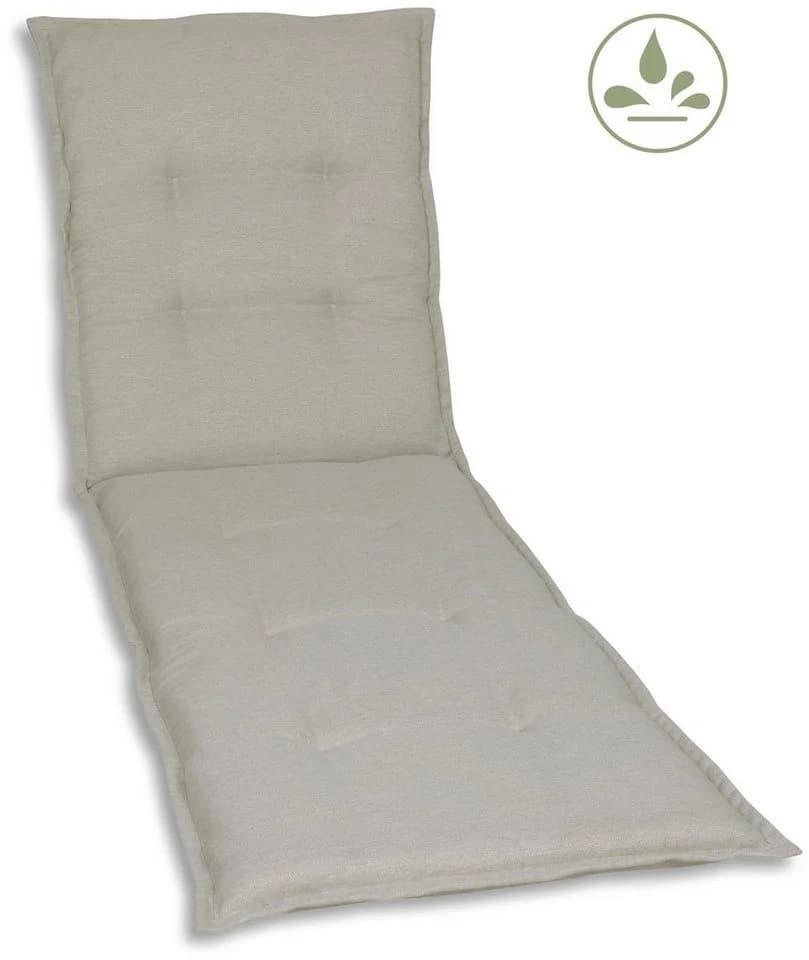GO-DE Liegenauflage CAMPO Beige Gartenliegeauflage - Bild 2
