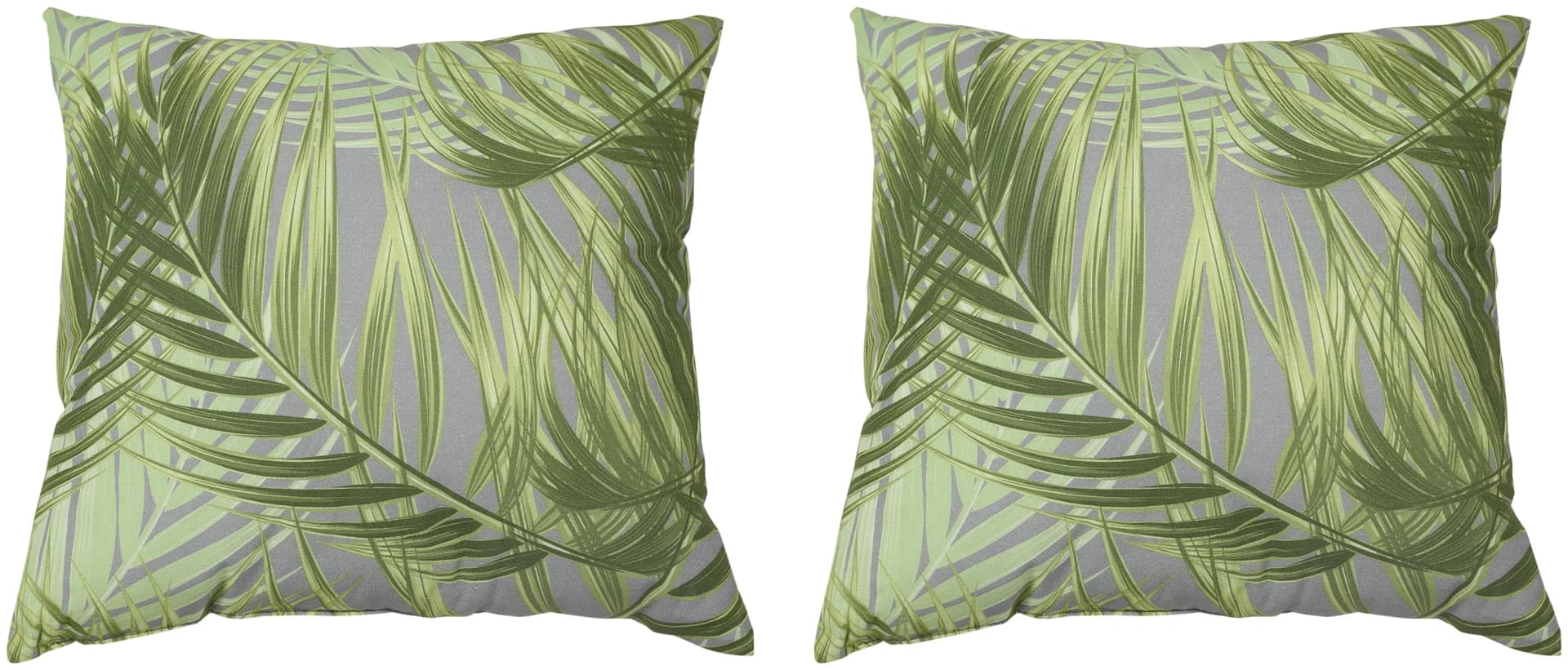 GO-DE Dekokissen Set Klara Grün Floral 2er