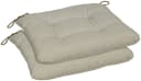 GO-DE Sitzkissen Carina 2er Set Beige Polyester Gartenstuhlauflage Bild 2