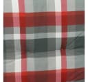 GO-DE Hochlehnerauflage 4-tlg. Rot Karo Bild 3