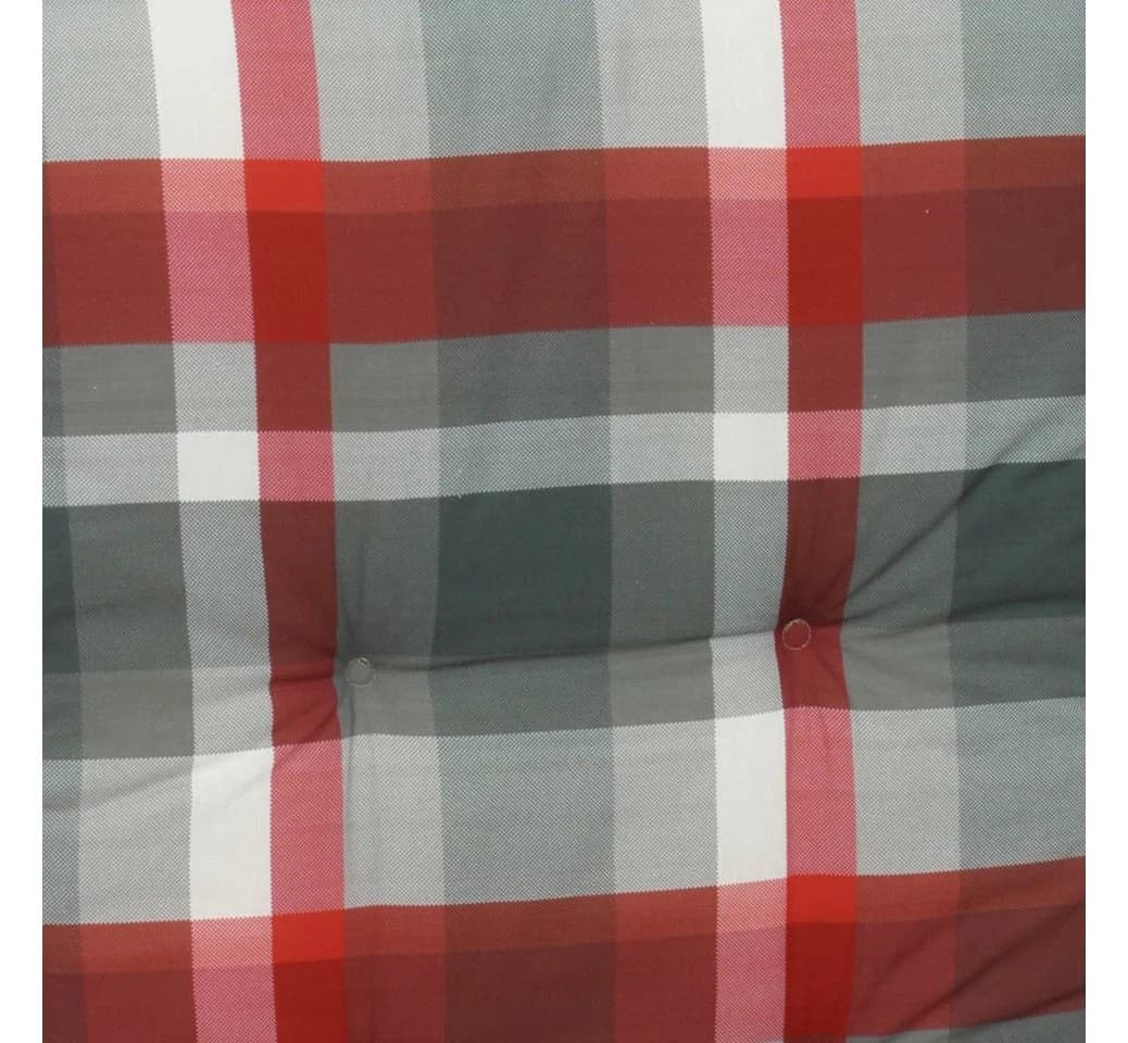 GO-DE Hochlehnerauflage 4-tlg. Rot Karo - Bild 3
