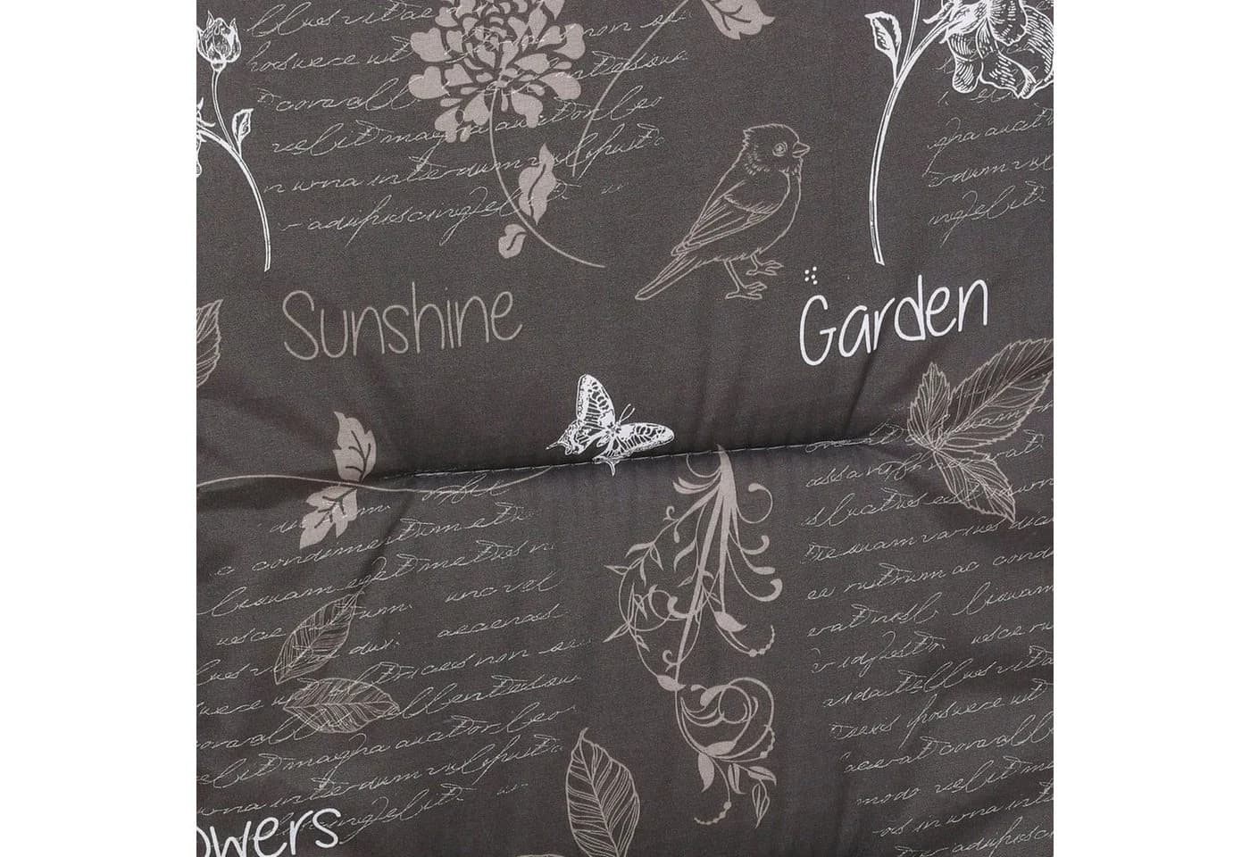 GO-DE Hochlehnerauflage Amalfi Grau Gartenstuhl Polsterauflage Set