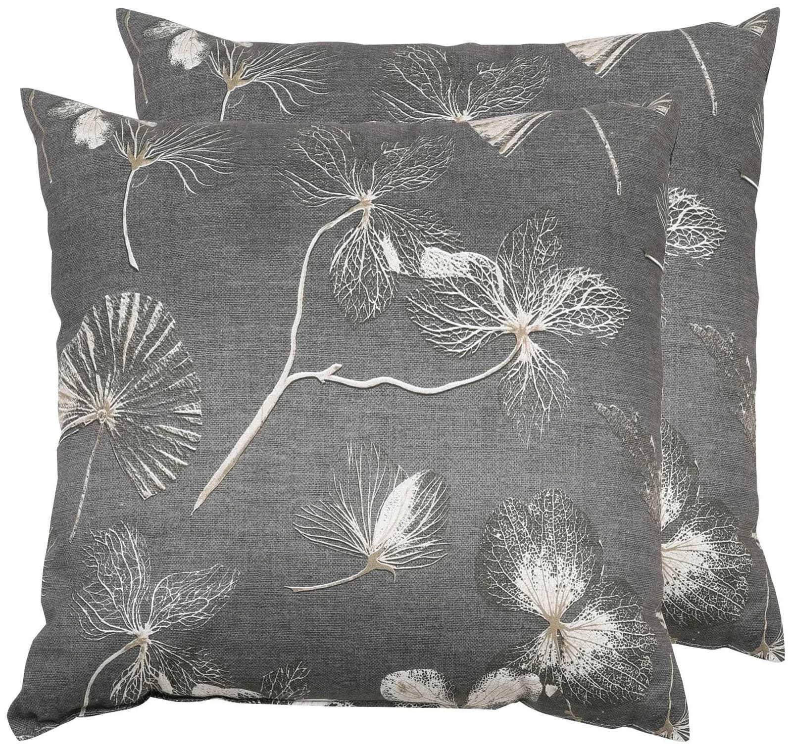 GO-DE Dekokissen Klara Taupe 48x48 cm 2er Set