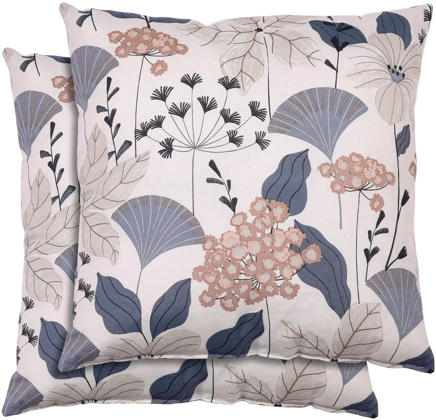 GO-DE Dekokissen Klara Set 2-tlg. Grün 48x48 cm Polyester Baumwolle - Bild 2