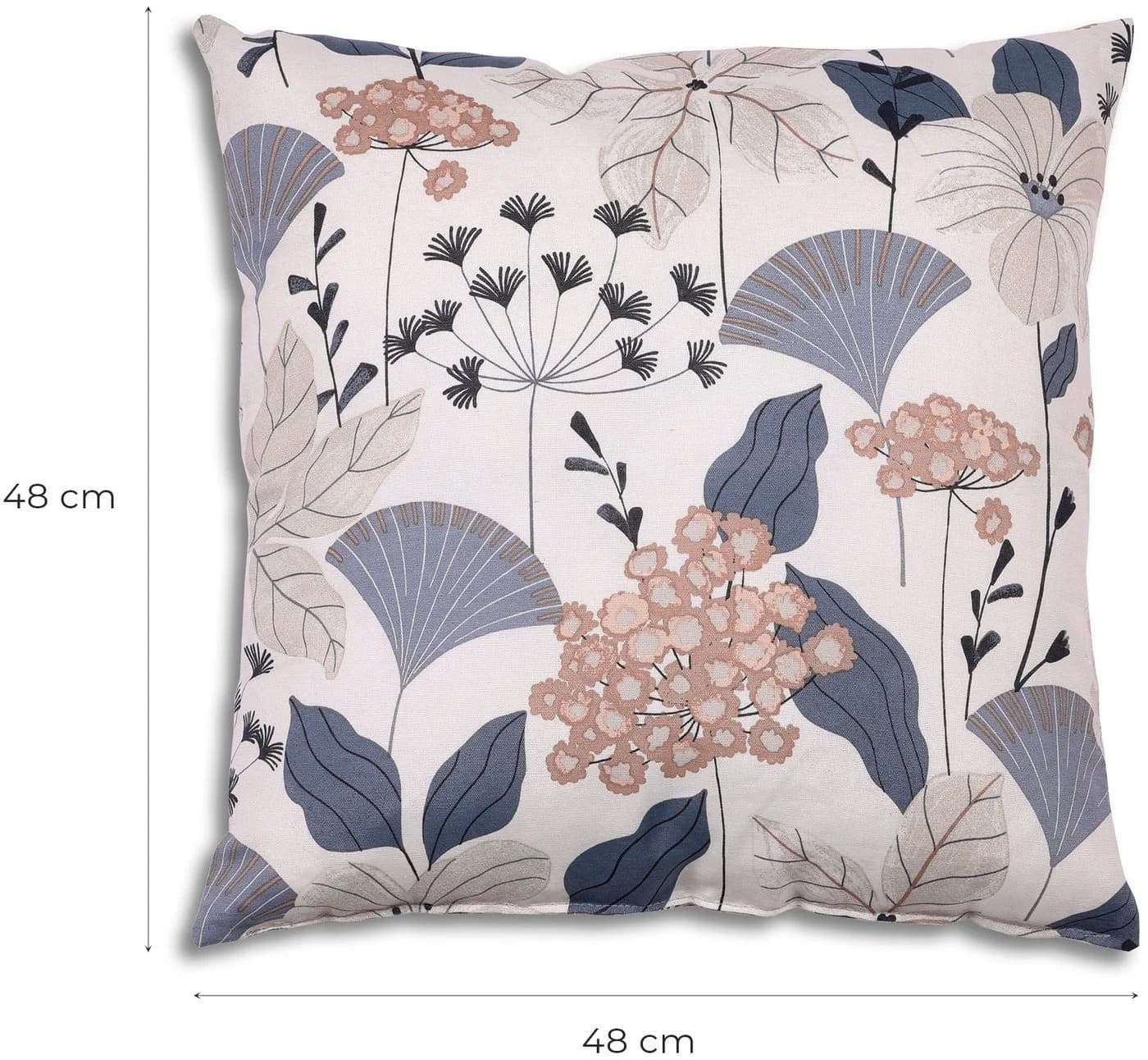 GO-DE Dekokissen Klara Set 2-tlg. Grün 48x48 cm Polyester Baumwolle - Bild 3