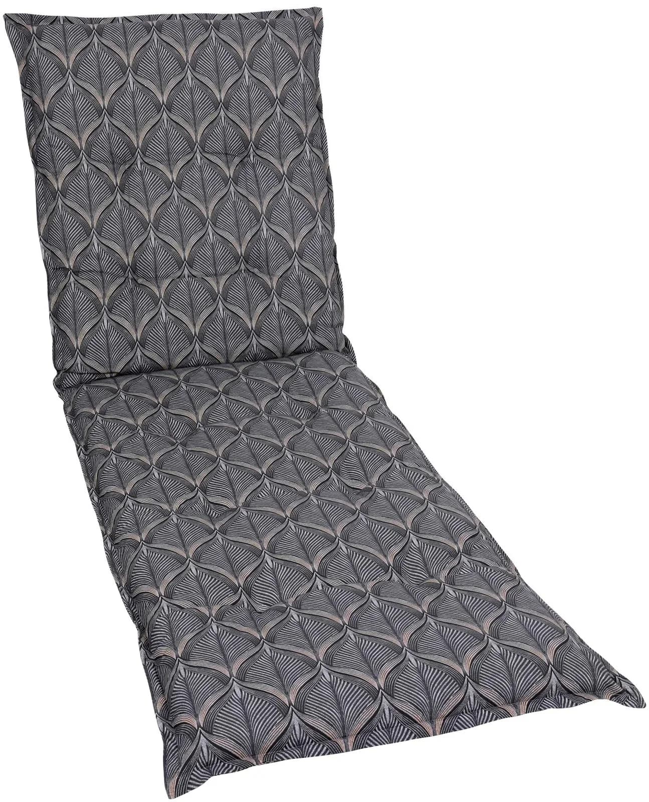 GO-DE Liegenauflage Anthrazit Baumwolle Polyester