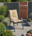 GO-DE Polsterauflage LIMONA Beige Gelb Limettenmotiv Gartenstuhl Bild 1