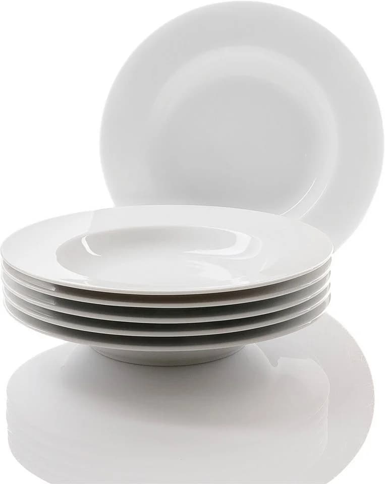Retsch Arzberg Suppenteller Set 6-tlg. 23 cm Weiß Porzellan - Bild 2